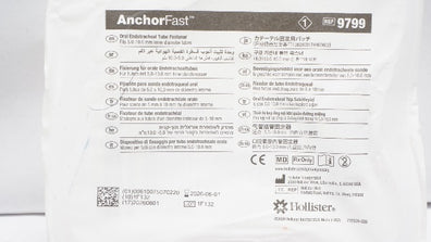 Hollister 9799 AnchorFast Oral Endotracheal Tube Fastener Fits 5.0-10.0mm Tubes